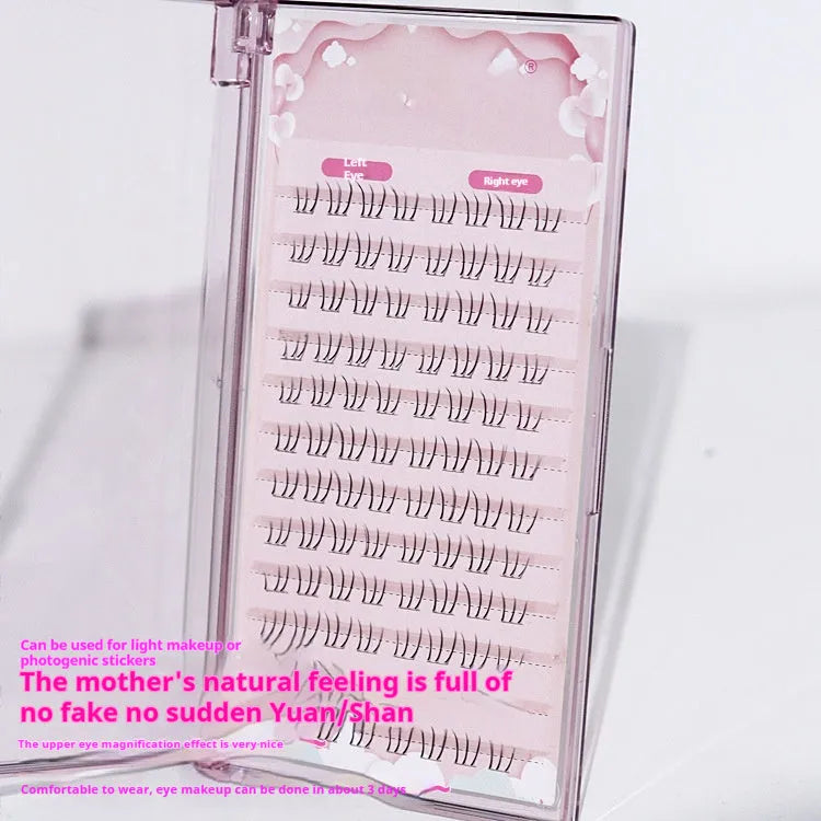 Kitten's Paw Lower Eyelashes 12-row segmented design with 4-5-6mm length gradient