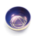 Handmade colourful metal Himalaya singing bowl measuring 8cm for yoga and meditation