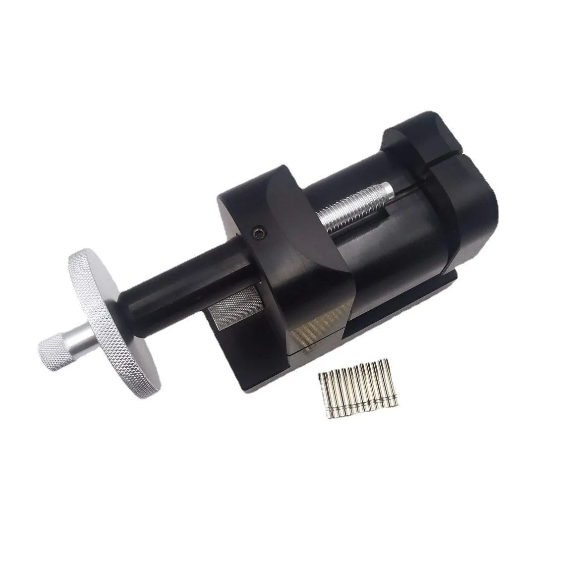 Alloy steel watch strap removal machine tool with dimensions 150x115x80mm.