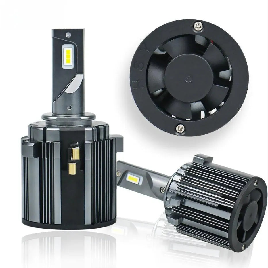 VW Golf 7 LED low beam headlight bulb with aviation aluminium alloy housing