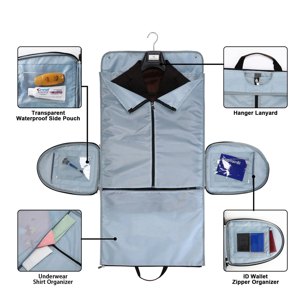 Dark blue folding duffel bag with handles, shown with a capacity of 36-55 litres.