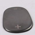 Stainless steel 88mm diameter gear controller cover in black titanium, matt silver, and sapphire colours