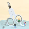 Professional grey pet nail clippers with curved tips and a rubberised ergonomic handle.