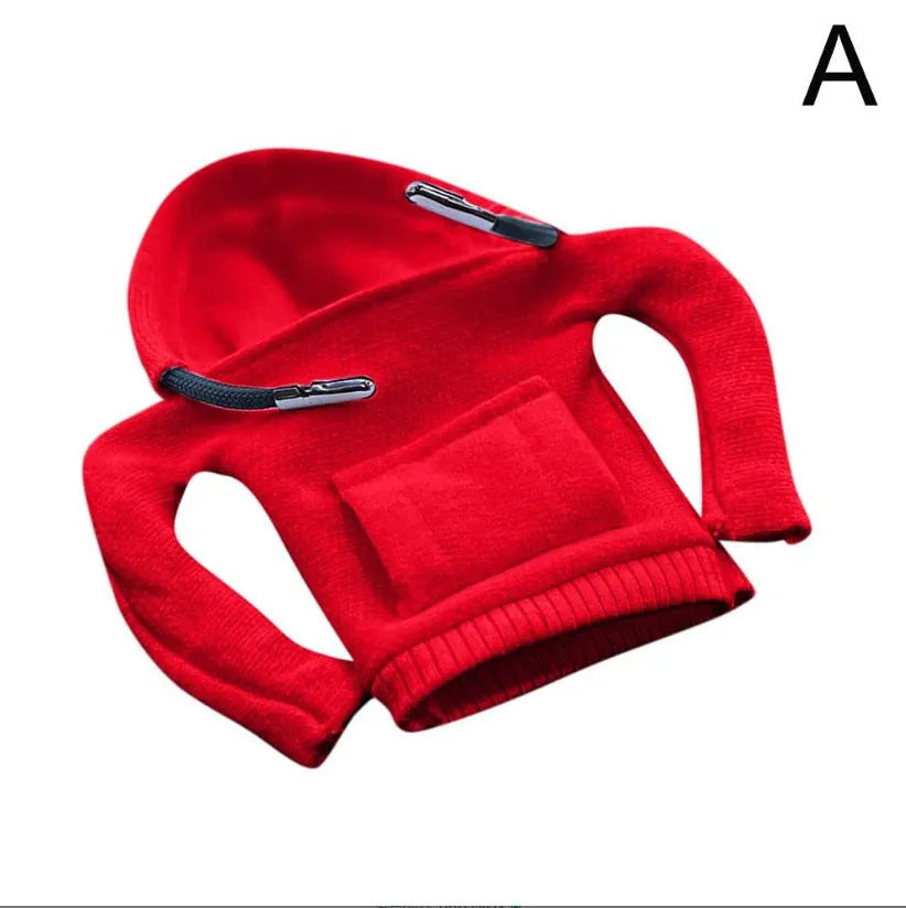 Cloth gear shift knob hoodie cover in multiple colours for manual and automatic cars