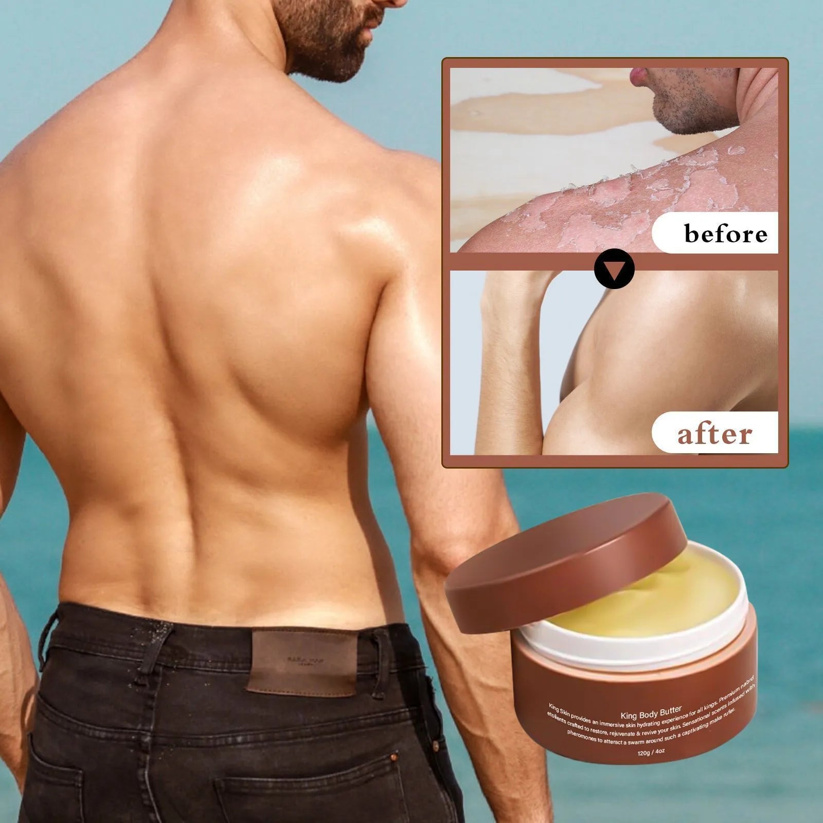 120g universal body moisturising cream in standard packaging for skin dryness relief