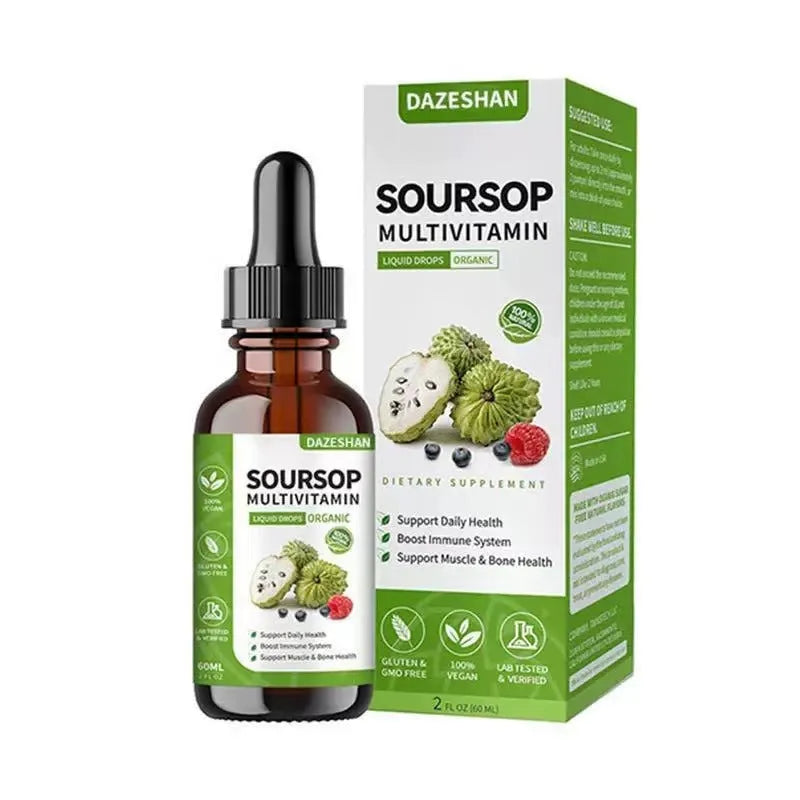 60ml bottle of liquid chlorophyll drops with dropper for adult intestinal care