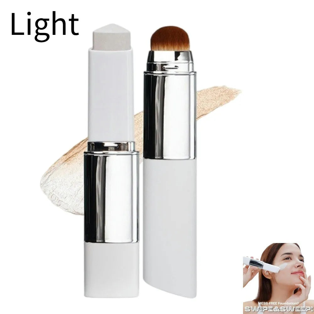 Blanc Cover cream foundation makeup brush in a stick with a removable brush head.