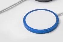 MagSafe-compatible magnetic wireless charger in metal casing for iPhone 12 and 13 series
