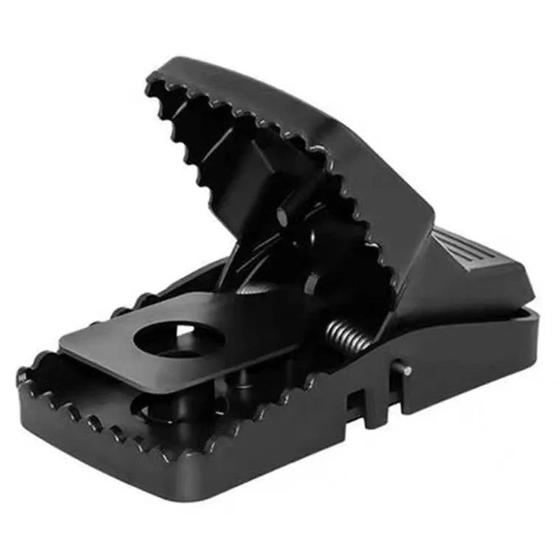 Automatic mouse cage trap in small, medium and large sizes with metal and plastic construction