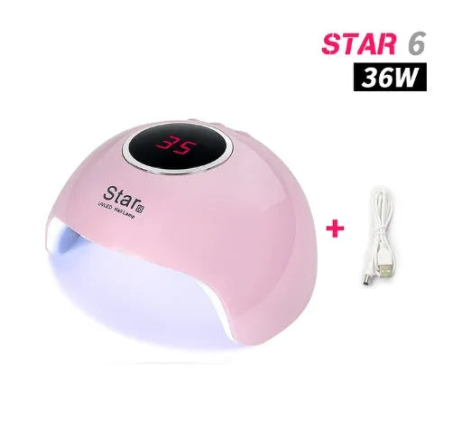 Wedding star ceiling ornament in gold, pink, red, or white with 5-point or 6-point star design