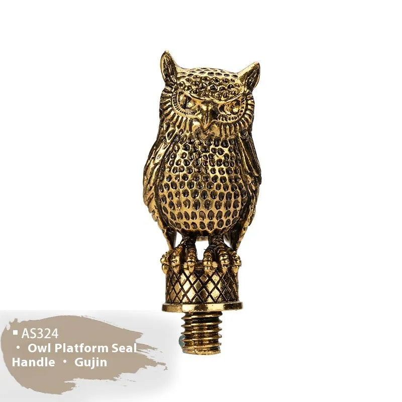 Wooden wax seal handle in a selection of different colour and decorative finishes.
