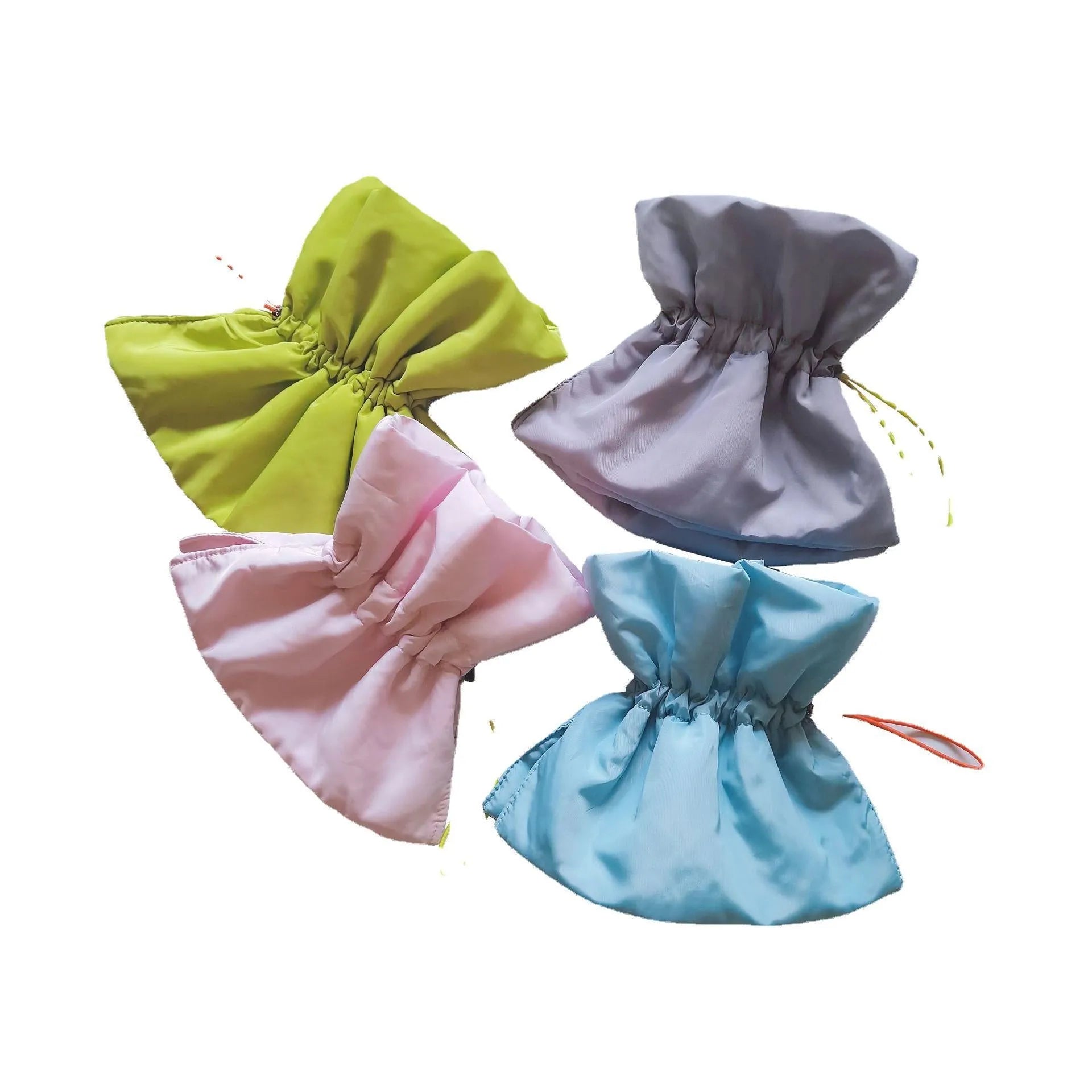 Adjustable soft cat recovery cone collar in blue with elastic buckle for post-surgery protection