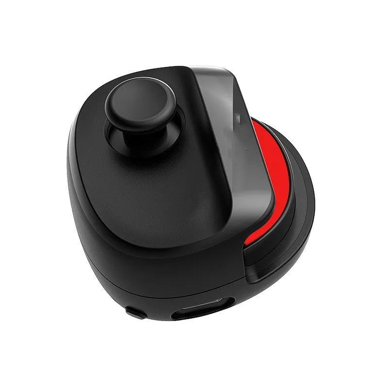 Black and white USB gaming controller stick with compact 8.8cm square design for mobile gaming