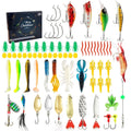 Christmas Mino Bog 24-piece metal fishing set in 01 style colour blind box