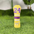 Yellow Ram golf club sleeve set with four covers for fairway woods and square putter