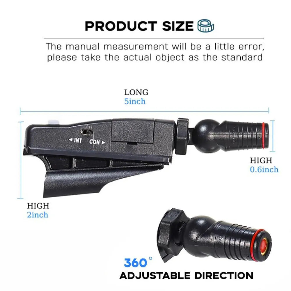 Black golf push rod laser aiming instrument body used for putting alignment training