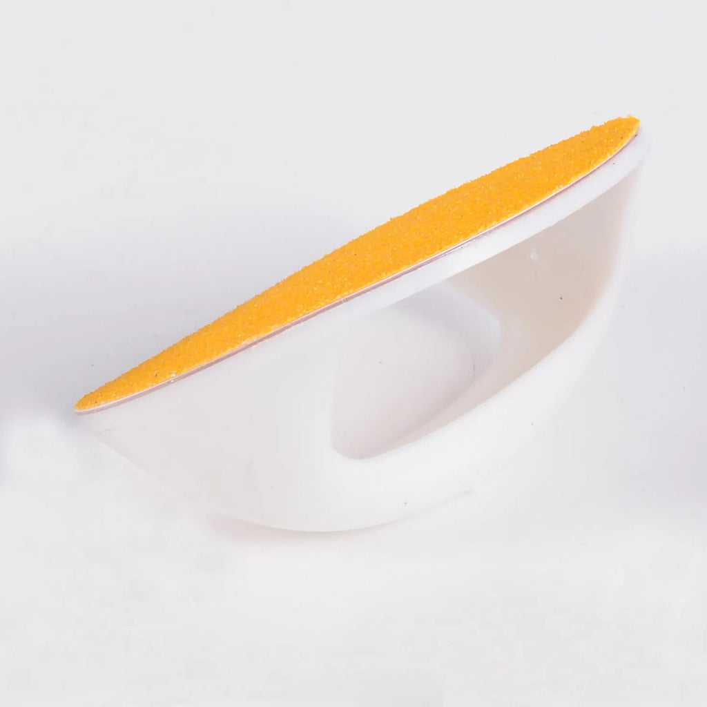 Upgraded dog nail file with ergonomic handle and blue-coloured scratch board for pet grooming.