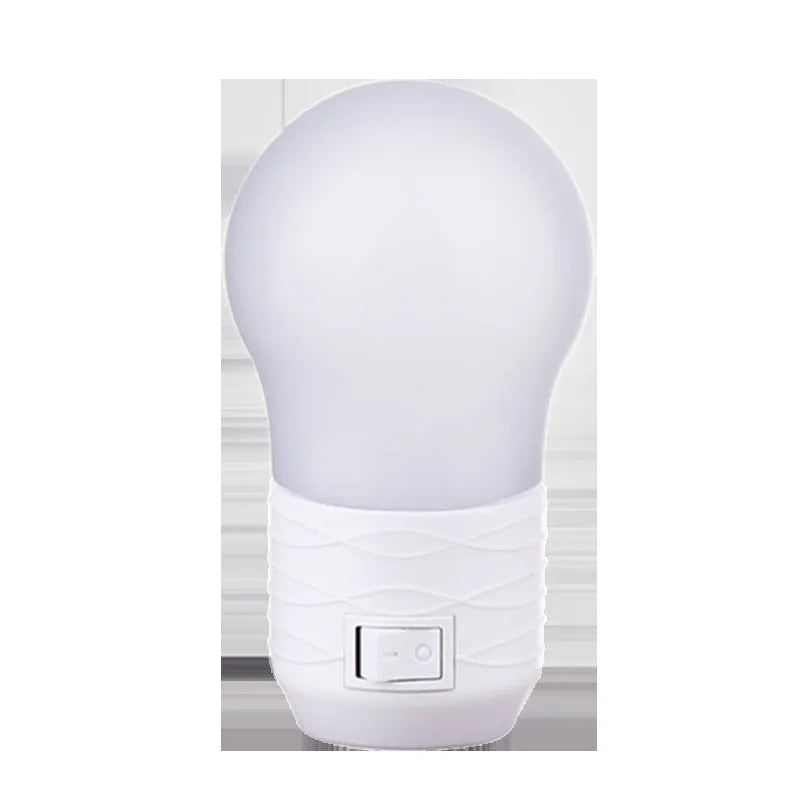 Plug-in bedside baby night feeding lamp with touch control and multiple colour options