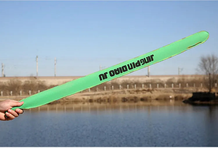 95cm long cotton telescopic fishing rod bag in available colours for rods up to 150cm