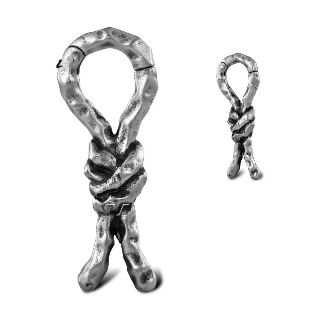 Copper bending and connecting piercing earrings measuring 4mm for auricle or ear amplifier placement