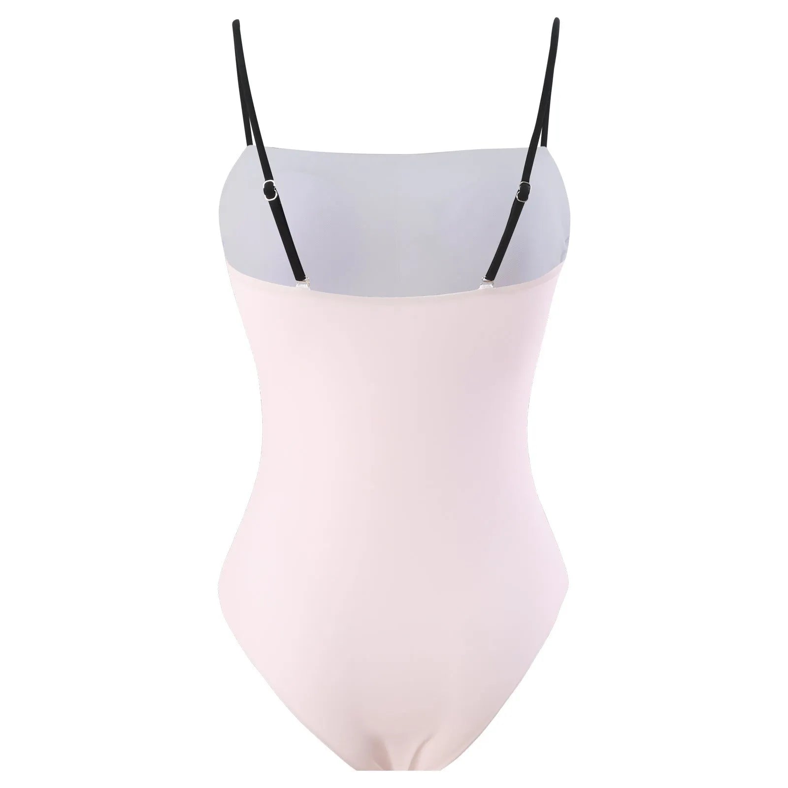 Patterned women's two-piece bikini swimsuit with a light tulle skirt.