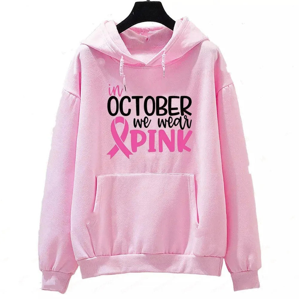 Pullover sweatshirt with hot stamping retro pattern and side seam pockets in multiple colour options