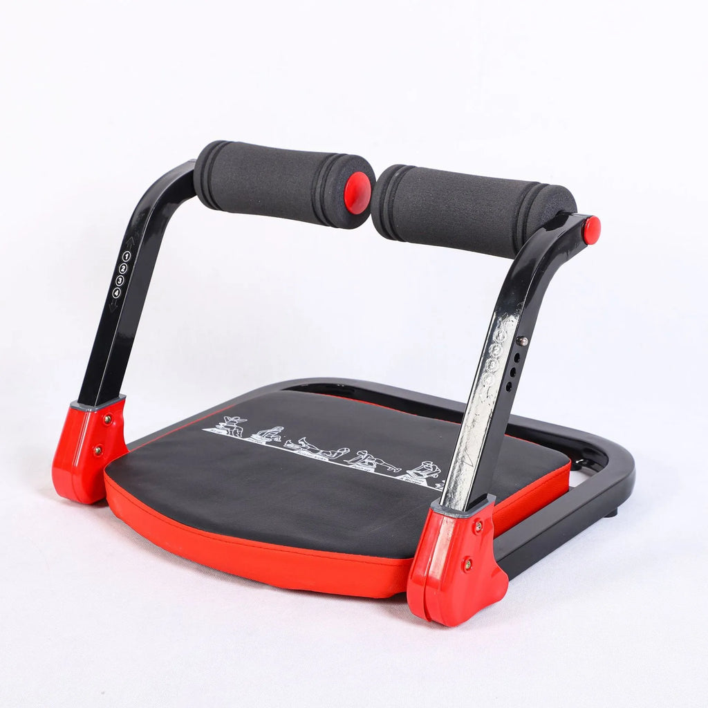 Household mini multifunctional abdominal device in sky blue or red colours for fitness training