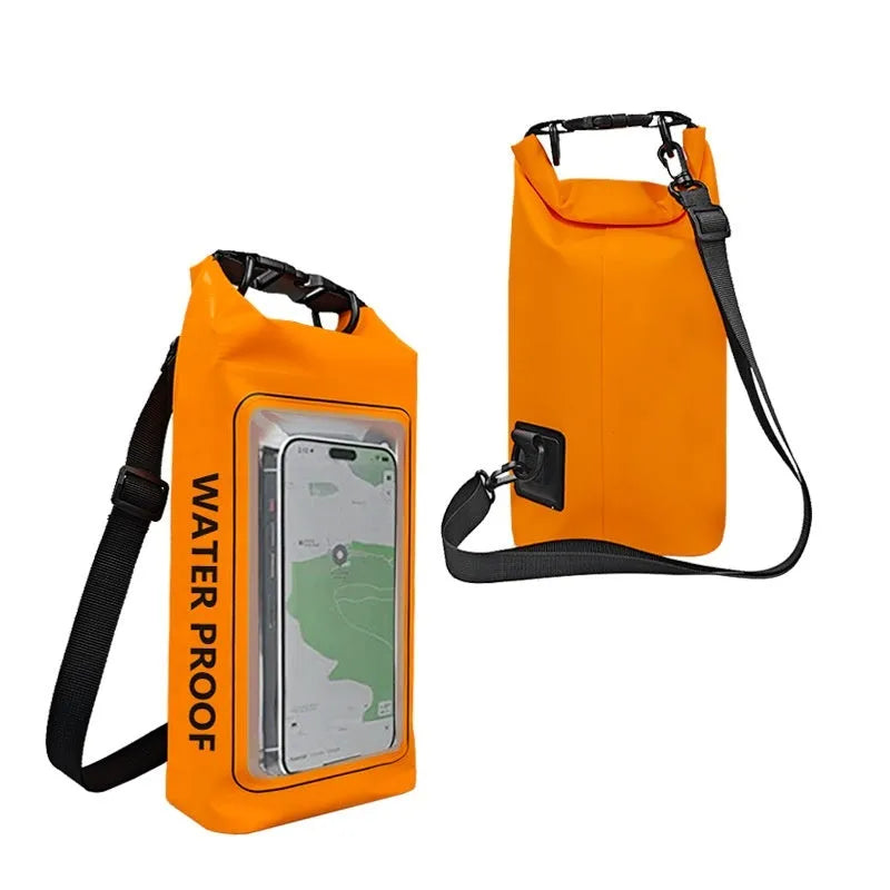 PVC waterproof crossbody sports bag in multiple colours for swimming and outdoor water activities