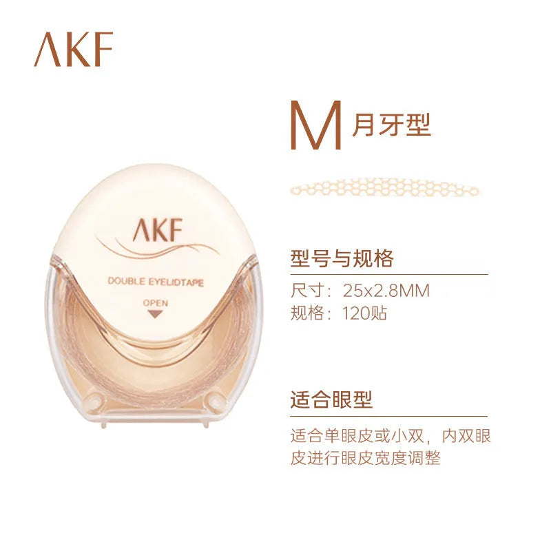 Double eyelid stickers in invisible natural traceless lace design with 120 patches