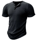 Slim-fit men's sports muscle t-shirt in army green, showing short sleeves and solid colour design.