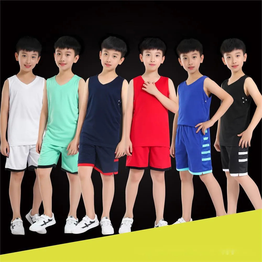 Unisex black sport training vest and pant set for basketball and gym workouts