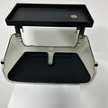 Black ABS plastic storage box for under the Tesla Model 3 and Y centre touchscreen.