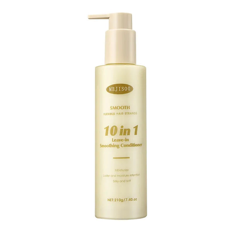 Wash-free soft 10-in-1 hair conditioner bottle, 210g disposable format for moisturising and nourishing hair