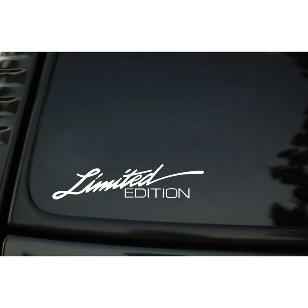 Reflective British bumper sticker on car, showing Black, White and Colourful options.