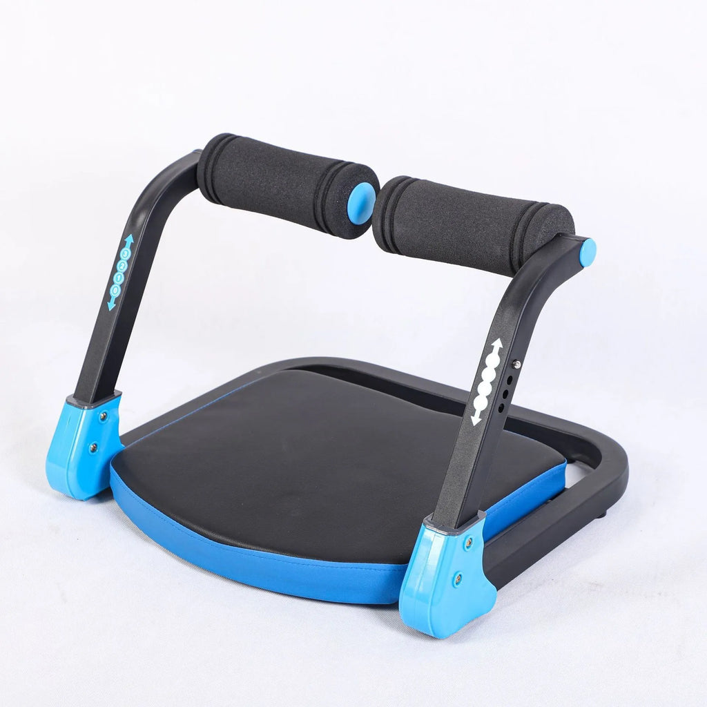 Household mini multifunctional abdominal device in sky blue or red colours for fitness training