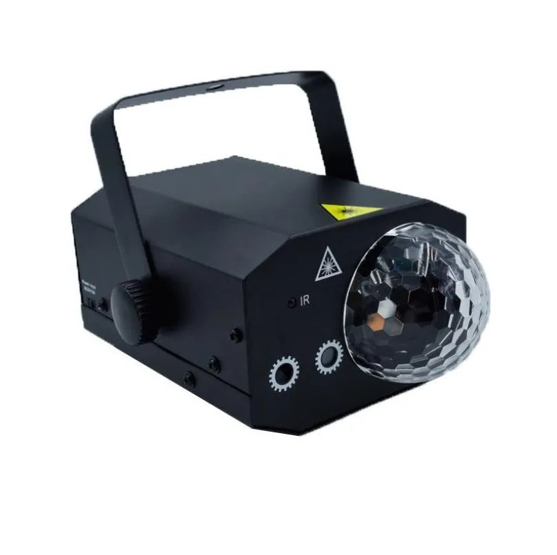Black or white LED laser magic fan stage lighting equipment with compact 190mm dimensions