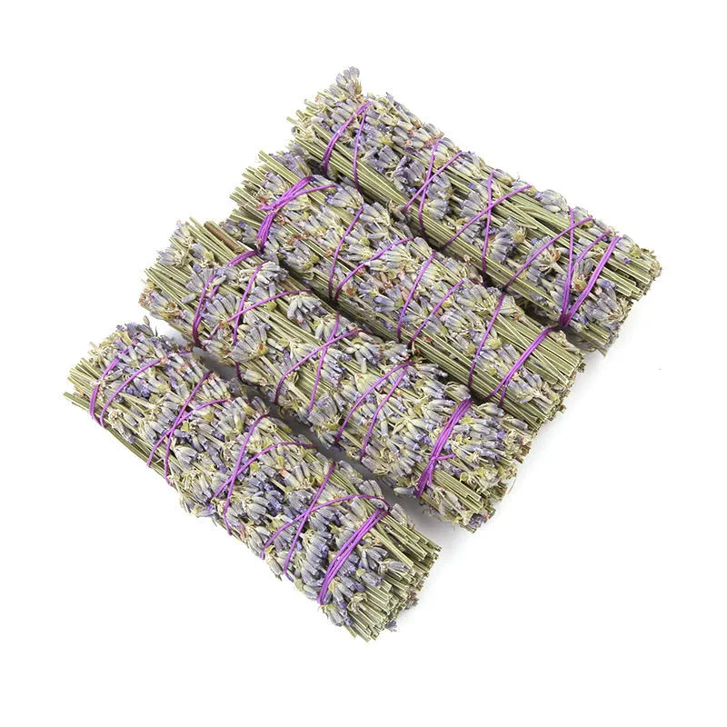 4-inch natural dried flower aromatherapy stick with lavender fragrance for portable scent diffusion