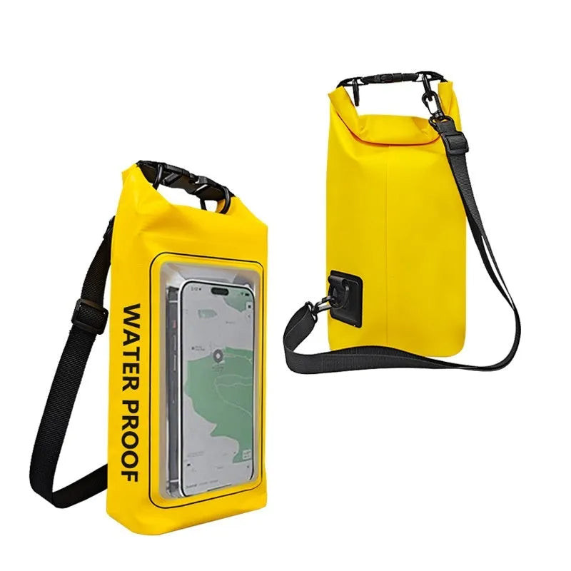 PVC waterproof crossbody sports bag in multiple colours for swimming and outdoor water activities