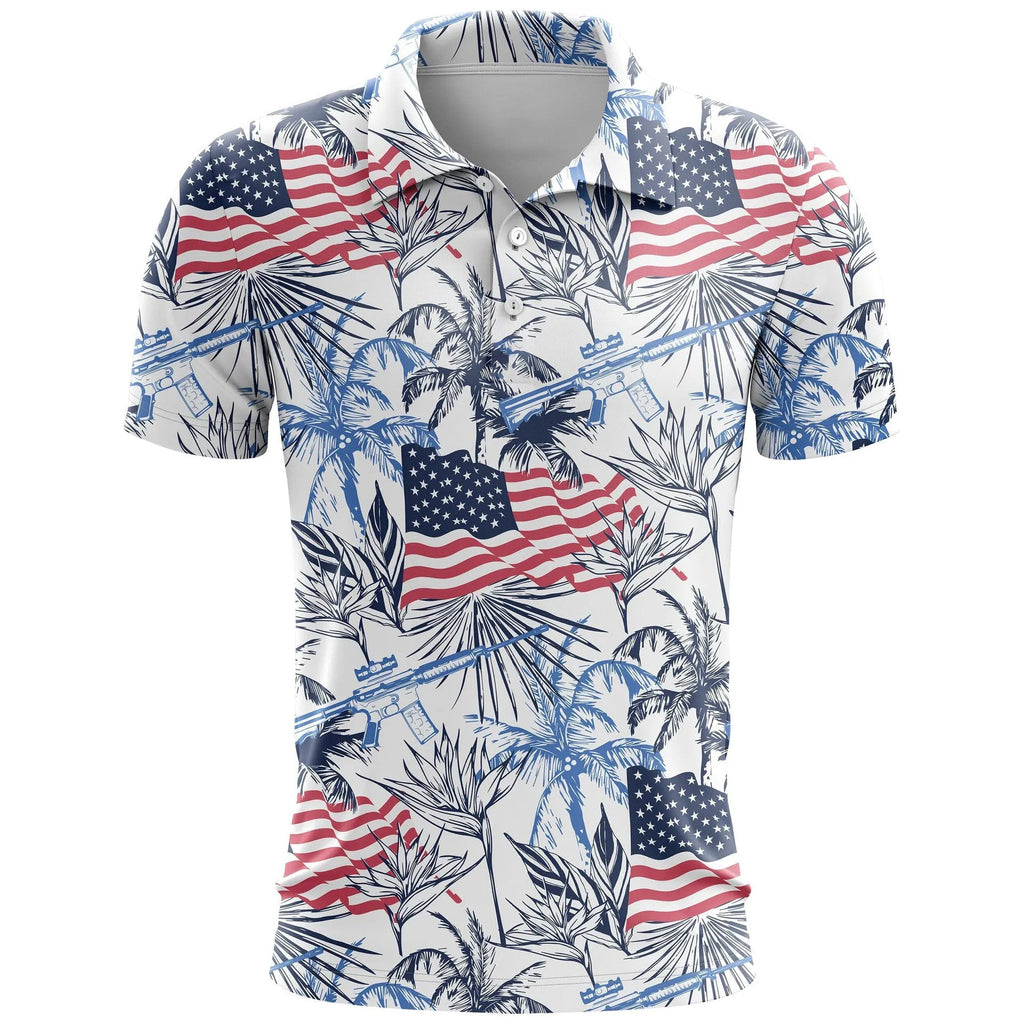 Men's 3D printed short sleeve sports T-shirt in bird eye polyester fabric with colour matching pattern