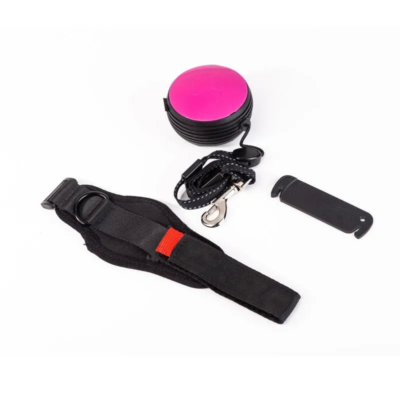 Pet Holding Hands automatic retractable dog leash extended to 3 metres with colourful nylon cord.