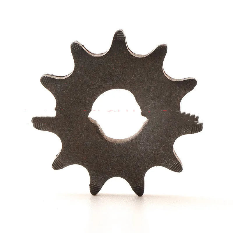 Cast iron motorcycle reduction gear for 25hT8F chain.