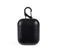 Genuine leather Bluetooth earphone charging case in four colour options