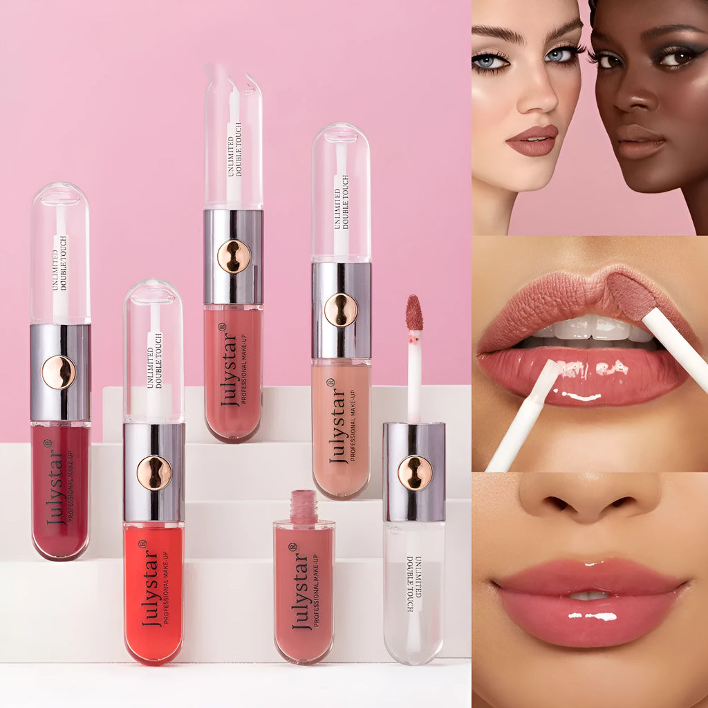 Women's 6ml lasting lip gloss in nine colour options with moisturising formula