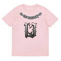 Summer loose fit short sleeve cotton t-shirt in straight cut pullover style