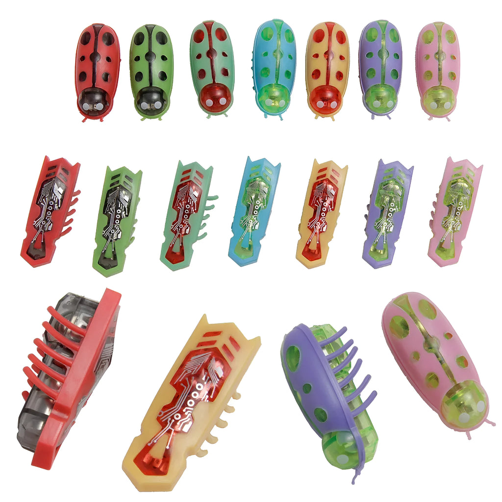 Small electric bug pet toy for cats and dogs with motorised walking legs