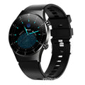 Black TPU strap smart watch with 1.3-inch touch screen displaying health metrics