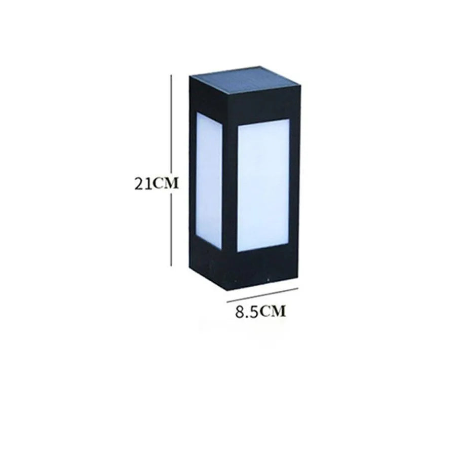 Solar garden lights for outdoor landscape illumination with waterproof design and LED light source