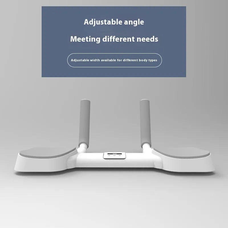 White flat support trainer with alloy aluminium tube construction for household fitness