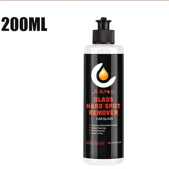 Glass oil film remover cleaning cream in 50ml, 100ml, and 200ml plastic containers for car windows