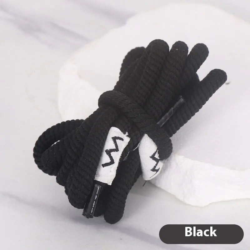 Oval 1.0cm wide polyester adapter rope in multiple colours for sweatshirts, hats, and sneakers.